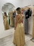 Vestido NEREA dorado - comprar online
