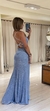 Vestido CHARLOTTE celeste - comprar online