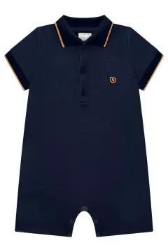 Macacão polo em piquet Lucboo