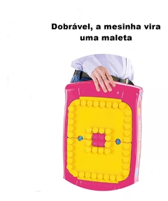 Mesinha Didática Rosa Molto Blocks Infantil - loja online