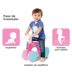 Totoléka Bicicleta de Equilíbrio Rosa Menina - comprar online