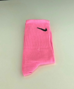 Medias Nike 3/4 Rosa Fluo