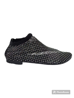 SANDALIA CAPE ROBBIN TEJIDA CON BRILLOS