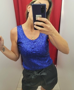 Musculosa Lentejuelas - tienda online