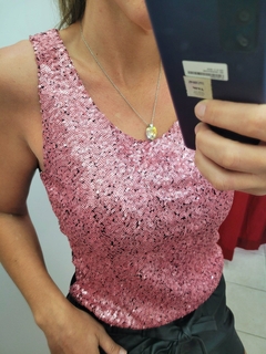 Musculosa Lentejuelas - comprar online