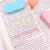 Marca Texto ponta Chanfrada em formato de Biscoito - 6 Cores Pastel - loja online