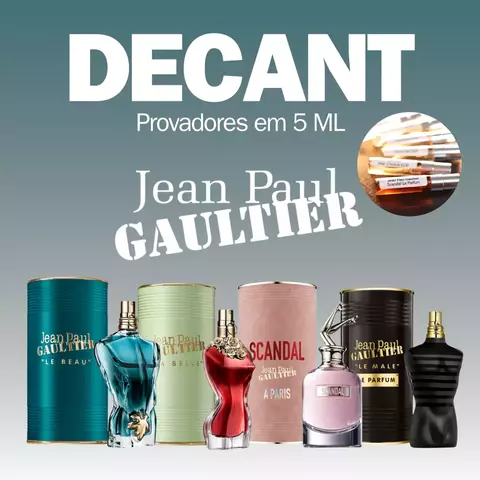 Decants 5 ML - Perfumes femininos - MARCA JEAN PAUL GAULTIER