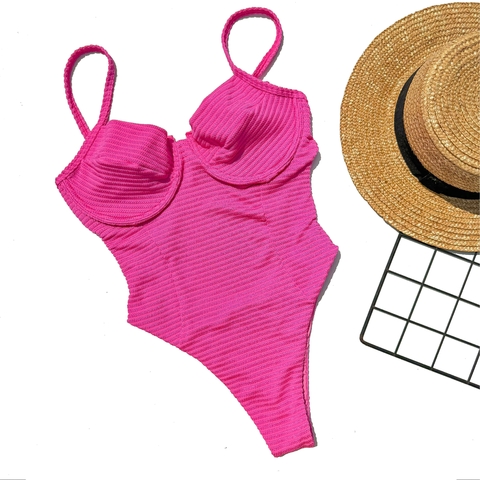MAIO MEIA TAÇA SEM BOJO ATOALHADO - ROSA CHICLETE