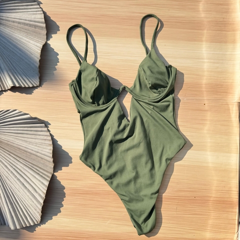 MAIO ARO ÚNICO - VERDE MILITAR - comprar online