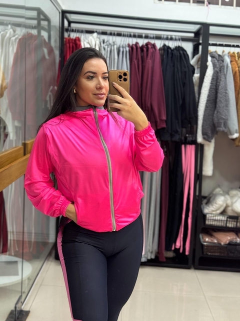 CORTA VENTO - ROSA PINK - comprar online
