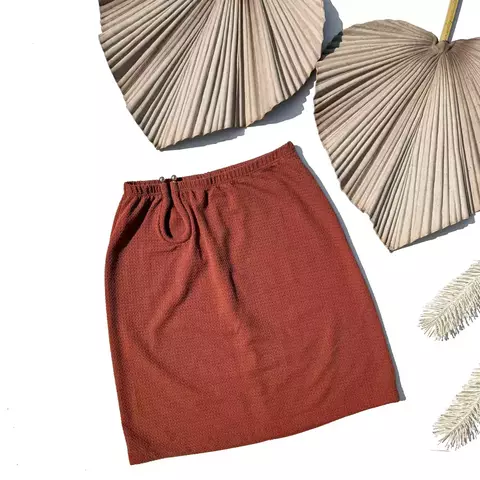 SAIA CURTA ORGANIC - MARROM