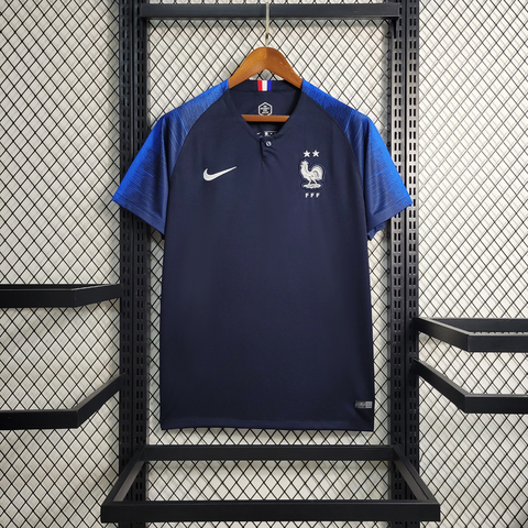 Camisa Retrô França 2018 - Torcedor Masculina - Azul