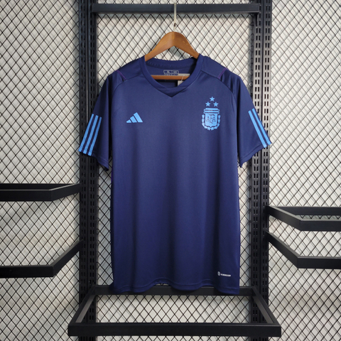 Camisa Argentina Treino 23/24 - Torcedor Adidas Masculina - Azul escura