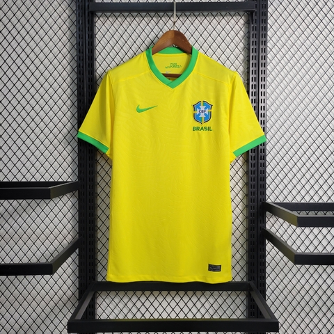 Camisa Brasil l 23/24 - Torcedor Nike Masculina - Amarela