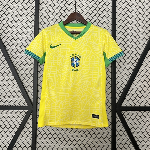 Camisa Brasil l 24/25 - Torcedor Nike Feminina - Amarela