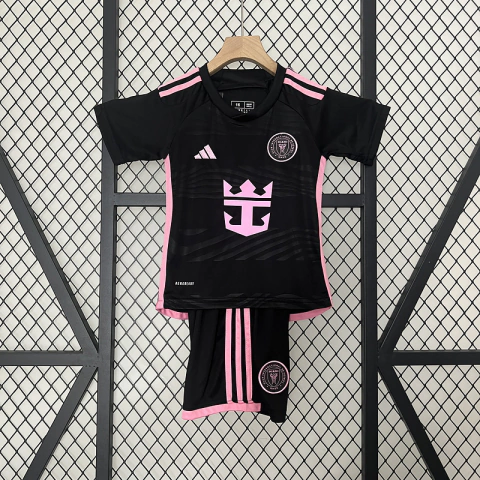 Kit Infantil Inter Miami II 24/25 - Adidas - Preta