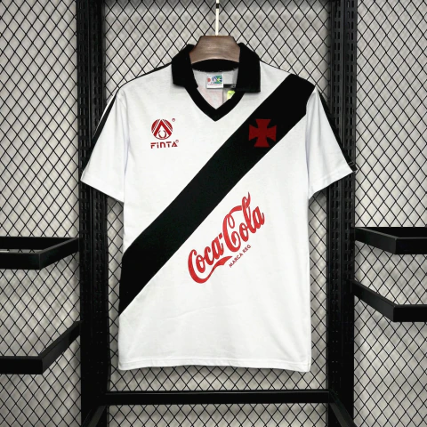 Camisa Retrô Vasco 1988 - Torcedor Masculina - Branca