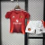Kit Infantil Manchester United I 24/25 - Adidas - Vermelha - loja online