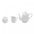 Conjunto 3 Peças de Porcelana de Chá Fancy Branco - Wolff - comprar online