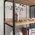 Estante Estilo Industrial Metal E Madeira Organizador - comprar online