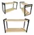 Nicho Industrial Prateleira Mdf Mod. Duplo 60 Cm