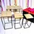 4 Mesas Para Decoração De Festa Desmontáveis Compacta Kit