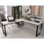 MESA DE ESCRITÓRIO EM L ESTILO INSUSTRIAL 150X150CM na internet
