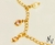 Pulseira Perola entre zirconias rosas Banhado a Ouro 18k S0613 na internet