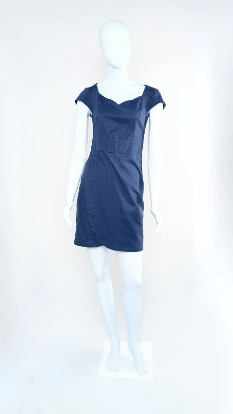Vestido Pareô Azul Marinho