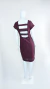 Vestido Vinho Festa - comprar online