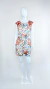 Vestido Floral de Cetim