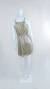 Vestido Gold Drapeado - comprar online