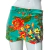 Short Saia Verde Àgua Florido