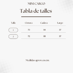 MINIFALDA CARGO - tienda online