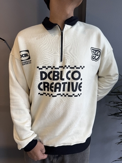 BUZO CIERRE CREAT CRUDO - comprar online