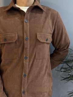 CAMISACO CORDEROY MARRON - BUNKER INDUMENTARIA