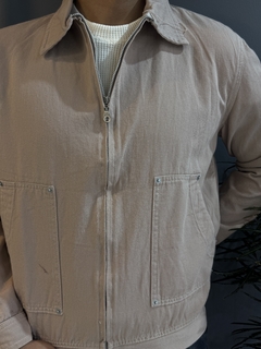 CAMPERA JEAN BEIGE DUE - BUNKER INDUMENTARIA