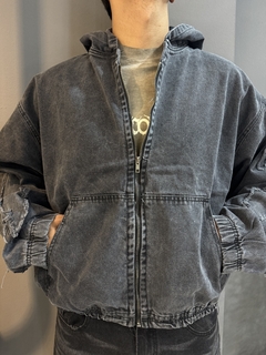 CAMPERA JEANS GRIS BURZA - comprar online
