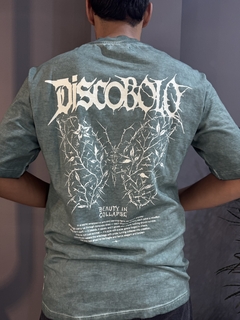 REMERA DISCO COLAPSE VERDE - tienda online