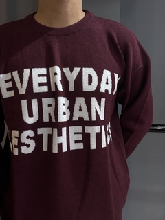 SWEATER BORDO EVERYDAY en internet