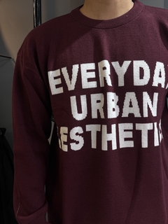 SWEATER BORDO EVERYDAY - BUNKER INDUMENTARIA