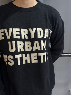 SWEATER NEGRO EVERYDAY - BUNKER INDUMENTARIA