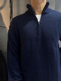 SWEATER AZUL MEDIO CIERRE en internet