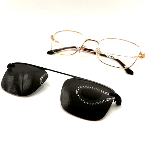 Anteojo Armazon Receta Metal Clipon Jjo L8004 (ai)