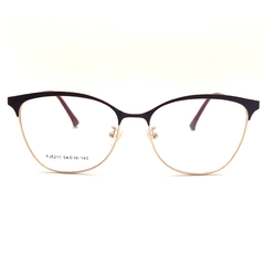 Anteojo Armazon Receta Metal Mujer Jjo Fj5211 (ag) - comprar online
