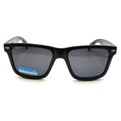 Anteojo De Sol Rusty Bruk Negro Brillo Polarizado