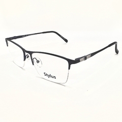 Anteojo Armazon Receta Metal Unisex Stylus St614 (bg)