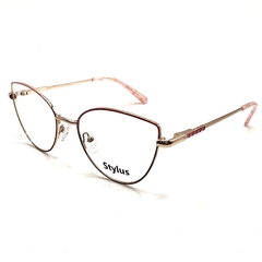 Anteojo Armazon Receta Metal Dama Mujer Stylus St6606 (bg)