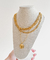 Colar correntaria mix medalha - aço - comprar online