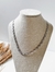 Choker malha trançada - aço na internet